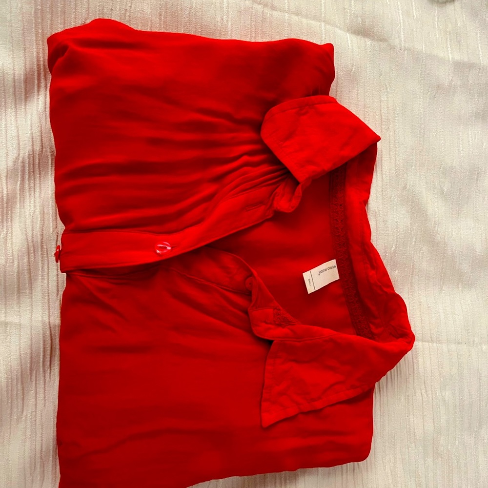 Vero Moda red blouse.